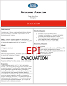 EPI Incendie Evacuation